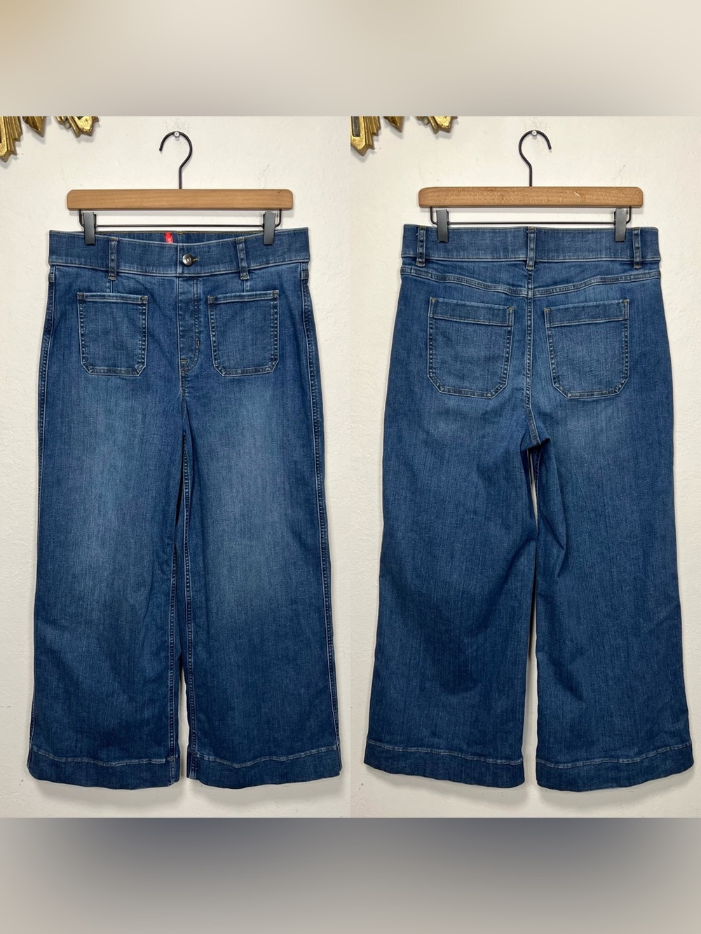 SPANX SPANXshape EveryWear Cropped Wide Leg Jeans - Picture 2 of 16